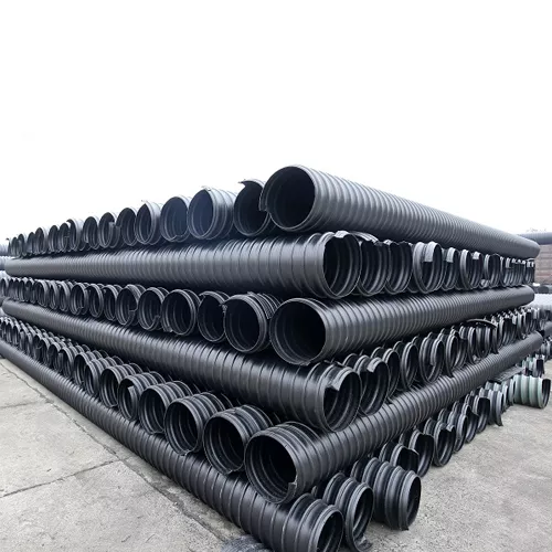 HDPE Steel Strip Reinforced Helical Corrugated Pipe  