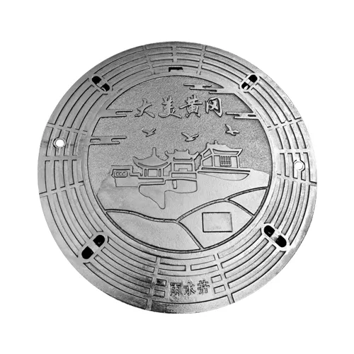 Ductile Cast Iron Wide-Edge Anti-Settlement Round Manhole Covers  