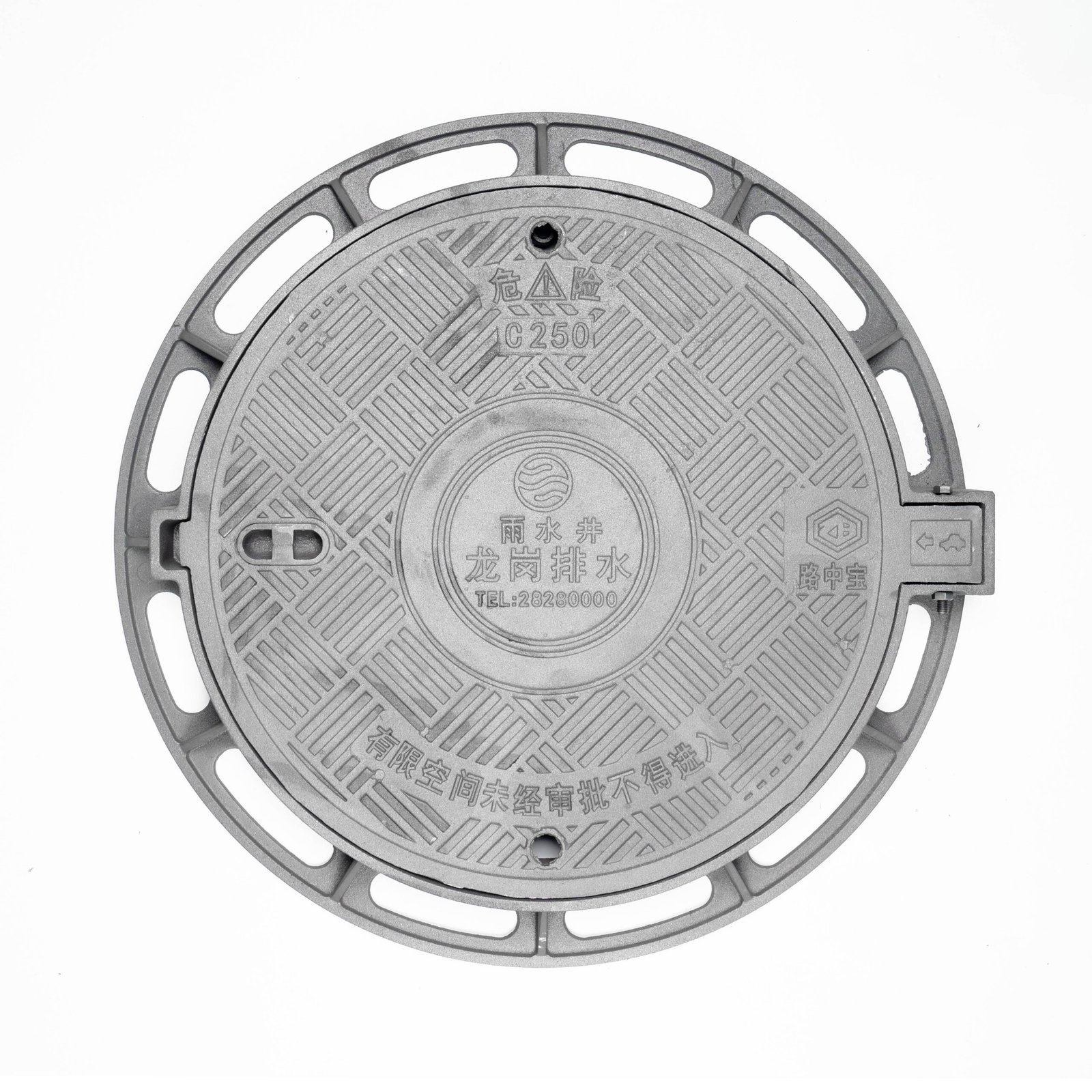 Ductile Cast Iron Round Manhole Cover With Snap Ring
