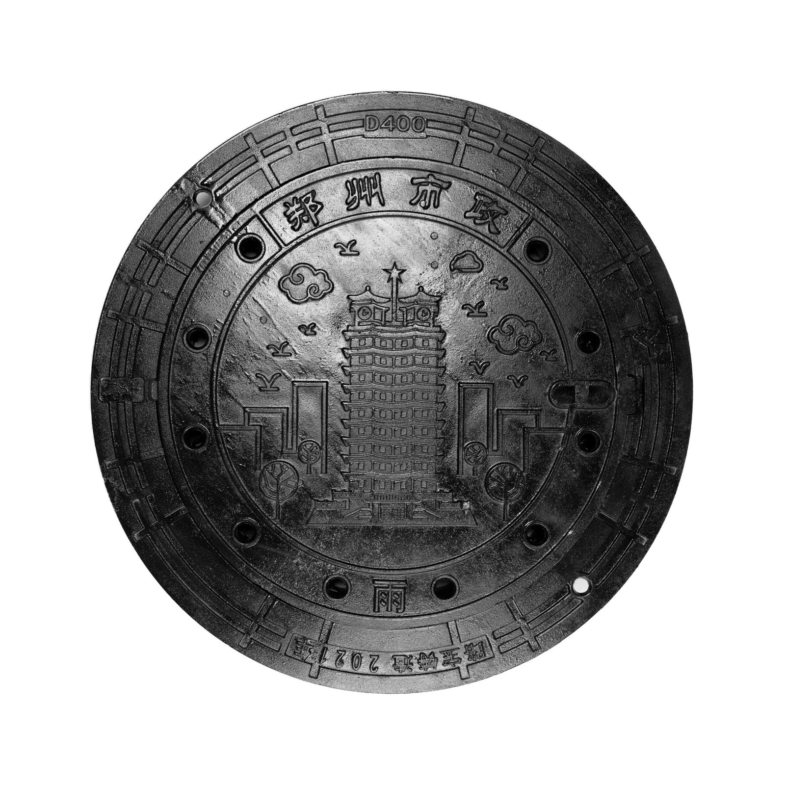 720×880×190 Ductile Cast Iron Anti-Settlement Manhole Cover