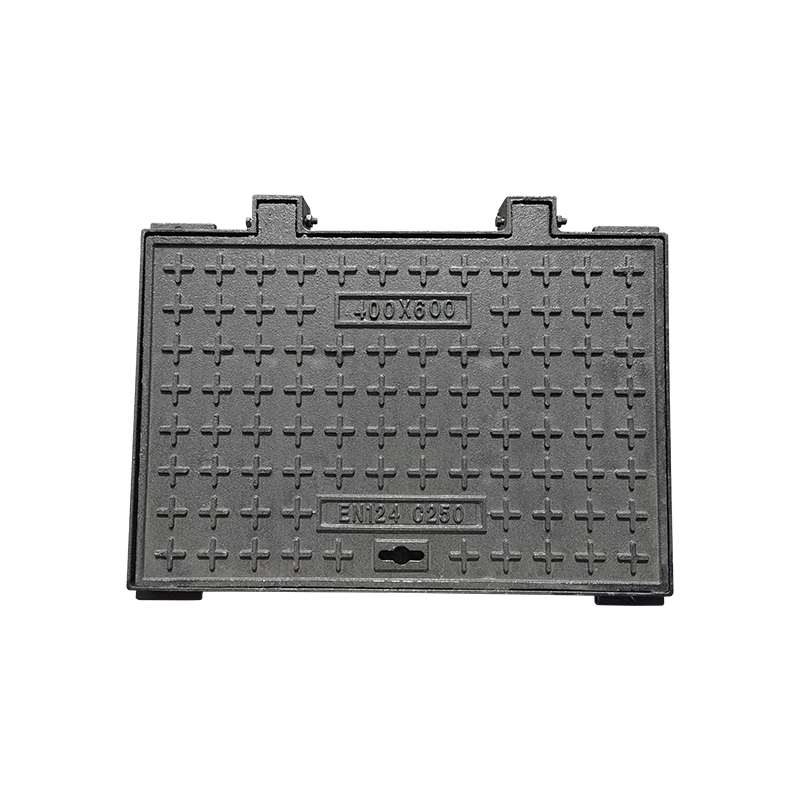 LZBMetal Ductile Iron Square Manhole Cover 400×600×40, 16.5kg